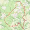 Itinéraire En vélo sur les monts du Lévézou en Aveyron, distance, dénivelé, altitude, carte, profil, trace GPS