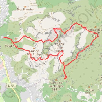 Itinéraire Le Pic de Taoumé, distance, dénivelé, altitude, carte, profil, trace GPS