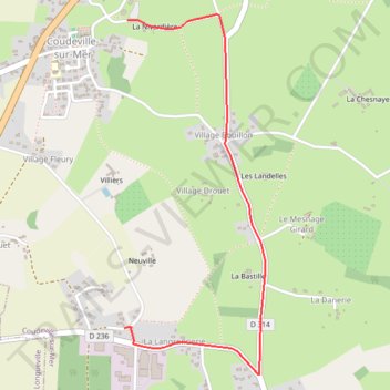 Itinéraire Laison Parc Fermé - Parc Assistance, distance, dénivelé, altitude, carte, profil, trace GPS