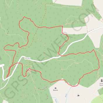 Itinéraire Autour du cade, distance, dénivelé, altitude, carte, profil, trace GPS