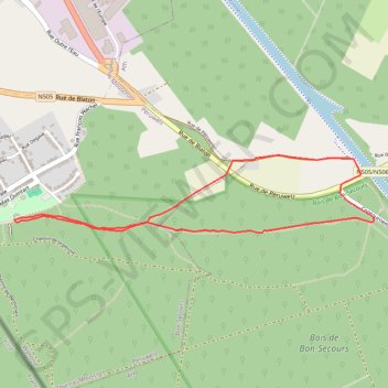 Itinéraire Circuit du Maréchal de Croÿ, distance, dénivelé, altitude, carte, profil, trace GPS