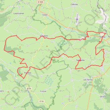 Itinéraire La Planèze de Saint-Flour, distance, dénivelé, altitude, carte, profil, trace GPS