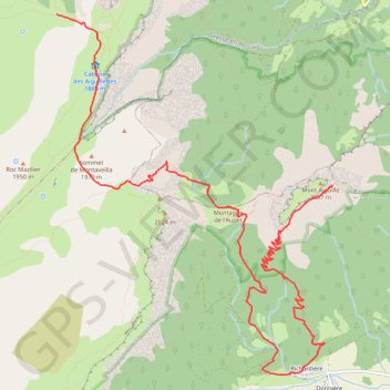 Itinéraire 2013-03-17T19:06:21Z, distance, dénivelé, altitude, carte, profil, trace GPS