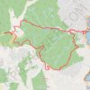 Itinéraire Col du Bougnon - Les Issambres par le massif de La Gaillarde, distance, dénivelé, altitude, carte, profil, trace GPS