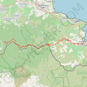Itinéraire Traversée des Pyrénées étape 12, distance, dénivelé, altitude, carte, profil, trace GPS
