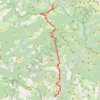 Itinéraire Colmiane - Pont du cros, distance, dénivelé, altitude, carte, profil, trace GPS