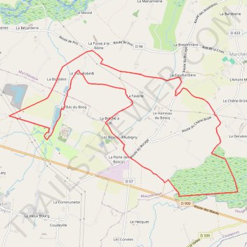 Itinéraire 14 km - Marche, distance, dénivelé, altitude, carte, profil, trace GPS