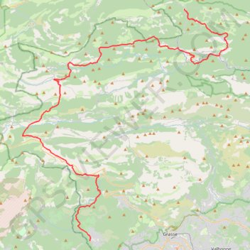 Itinéraire Traversée du parc naturel des Préalpes d'Azur, distance, dénivelé, altitude, carte, profil, trace GPS