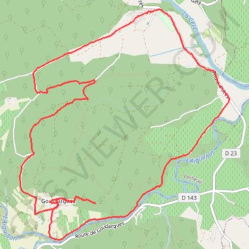 Itinéraire La bastide vers Goussarguesq, distance, dénivelé, altitude, carte, profil, trace GPS