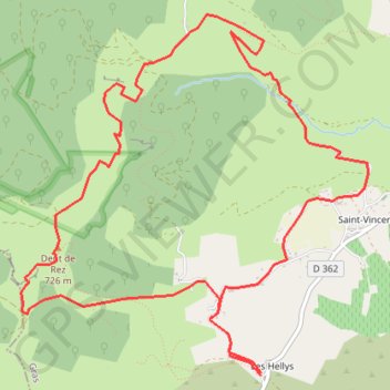 Itinéraire La Dent de Rez, distance, dénivelé, altitude, carte, profil, trace GPS