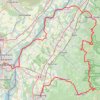 Itinéraire Offenbourg à Strasbourg, distance, dénivelé, altitude, carte, profil, trace GPS