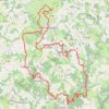 Itinéraire Entre Pompadour, le Vaysse et la Tine, distance, dénivelé, altitude, carte, profil, trace GPS