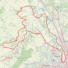 Itinéraire TOAC 2022 Rameaux rouge 99 kms (d+ 587m), distance, dénivelé, altitude, carte, profil, trace GPS