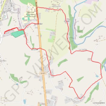 Itinéraire Le Cerisier - Saint-Brice-de-Landelles, distance, dénivelé, altitude, carte, profil, trace GPS
