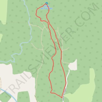 Itinéraire Refuge des Fourches en ski de fond, distance, dénivelé, altitude, carte, profil, trace GPS