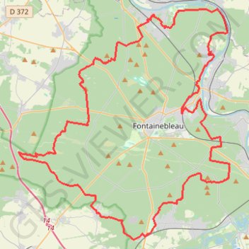Itinéraire Le Tour du Massif de Fontainebleau (TMF), distance, dénivelé, altitude, carte, profil, trace GPS