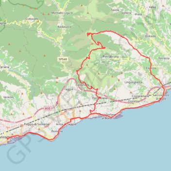 Itinéraire Monte Faudo (vetta), distance, dénivelé, altitude, carte, profil, trace GPS