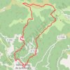 Itinéraire Les crêtes de Borgne par le GR6b (30), distance, dénivelé, altitude, carte, profil, trace GPS