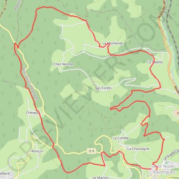 Itinéraire Circuit des viaducs, distance, dénivelé, altitude, carte, profil, trace GPS