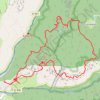 Itinéraire Rozier - Les crêtes de la jonte, distance, dénivelé, altitude, carte, profil, trace GPS