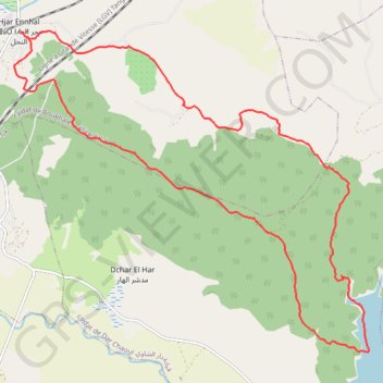Itinéraire Saved_2020-06-29-15-54, distance, dénivelé, altitude, carte, profil, trace GPS