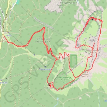 Itinéraire Tricotage à Chamechaude, distance, dénivelé, altitude, carte, profil, trace GPS