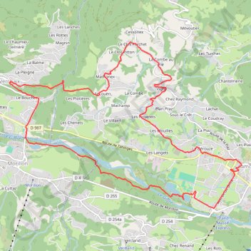 Itinéraire Samoëns, Verchaix, distance, dénivelé, altitude, carte, profil, trace GPS