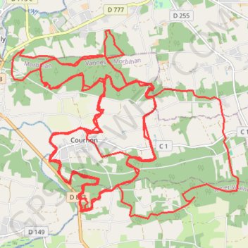 Itinéraire Trail des Landes du Loup 2022 · 8km · by Betrail.run, distance, dénivelé, altitude, carte, profil, trace GPS