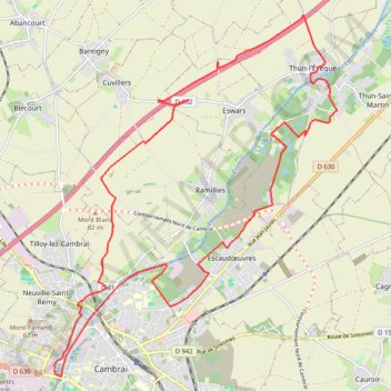 Itinéraire Nocti'Bike, distance, dénivelé, altitude, carte, profil, trace GPS