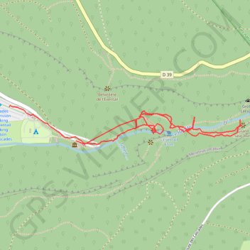 Itinéraire Cascade du Hérisson, distance, dénivelé, altitude, carte, profil, trace GPS