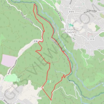 Itinéraire MONTAUROUX PONT DES TUVES SIAGNE PROJET, distance, dénivelé, altitude, carte, profil, trace GPS