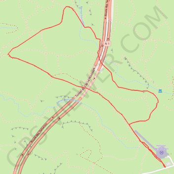Itinéraire L'Éperon - Chemin Summer - Heliport, distance, dénivelé, altitude, carte, profil, trace GPS
