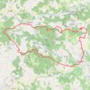 Itinéraire Forêts et belvédères autour de la capitale de la framboise, distance, dénivelé, altitude, carte, profil, trace GPS