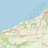 Itinéraire 🚴 Trace de Fécamp a Etretat, distance, dénivelé, altitude, carte, profil, trace GPS