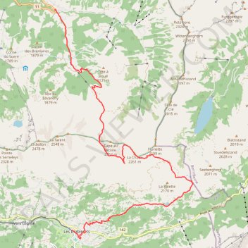 Itinéraire Randonnée entre L'Etivaz et les Diablerets par Toumalay, col du Seron, La Chaux, col des Andérets, col de Voré et lac Retaud, distance, dénivelé, altitude, carte, profil, trace GPS