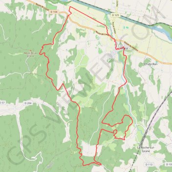 Itinéraire Bon plan VTT à Grâne, distance, dénivelé, altitude, carte, profil, trace GPS