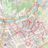 Itinéraire A pied, Visite du centre de Grenoble, distance, dénivelé, altitude, carte, profil, trace GPS