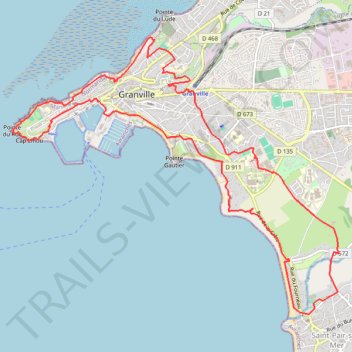 Itinéraire rando marite 13 km version du 24/02, distance, dénivelé, altitude, carte, profil, trace GPS