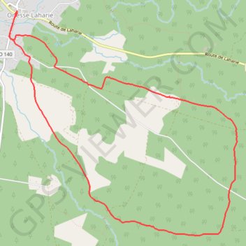 Itinéraire Rando pedestre onesse, distance, dénivelé, altitude, carte, profil, trace GPS