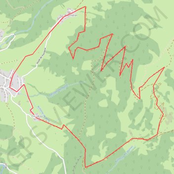 Itinéraire Croix d'Allant, distance, dénivelé, altitude, carte, profil, trace GPS