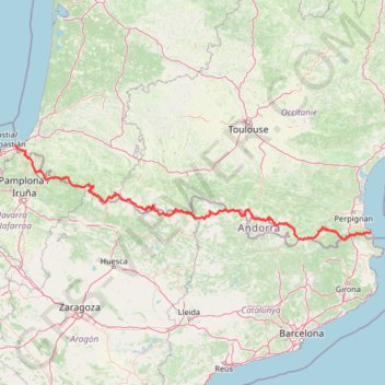 Itinéraire GOTOES Export, distance, dénivelé, altitude, carte, profil, trace GPS