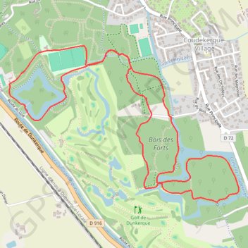 Itinéraire Circuit du Bois des Forts, distance, dénivelé, altitude, carte, profil, trace GPS