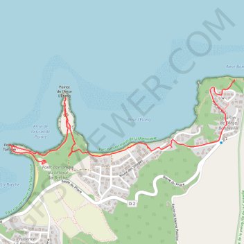 Itinéraire ⛹️ Trace anse la brèche a l'anse bonneville, distance, dénivelé, altitude, carte, profil, trace GPS