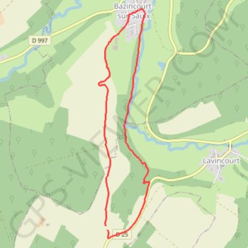 Itinéraire Aux sources du moulinet, distance, dénivelé, altitude, carte, profil, trace GPS