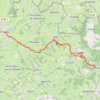 Itinéraire Le Cergne - Charlieu, distance, dénivelé, altitude, carte, profil, trace GPS