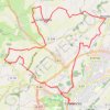 Itinéraire Au pays de Coutances, distance, dénivelé, altitude, carte, profil, trace GPS