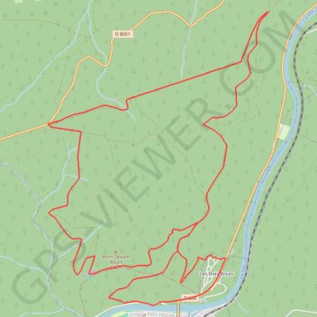 Itinéraire Falières, distance, dénivelé, altitude, carte, profil, trace GPS
