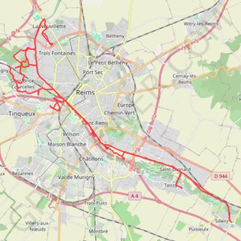 Itinéraire 13 août 08h41 - 12h08, distance, dénivelé, altitude, carte, profil, trace GPS