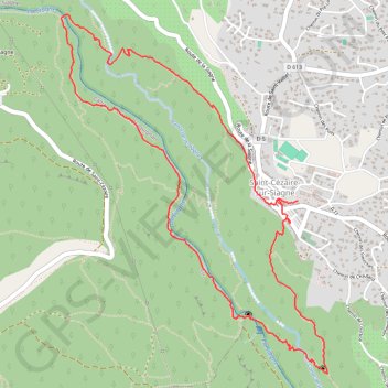 Itinéraire Saint-Cézaire-sur-Siagne, distance, dénivelé, altitude, carte, profil, trace GPS