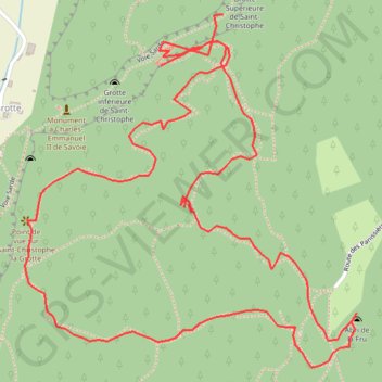 Itinéraire Sur la piste d'Azil et Magda, distance, dénivelé, altitude, carte, profil, trace GPS